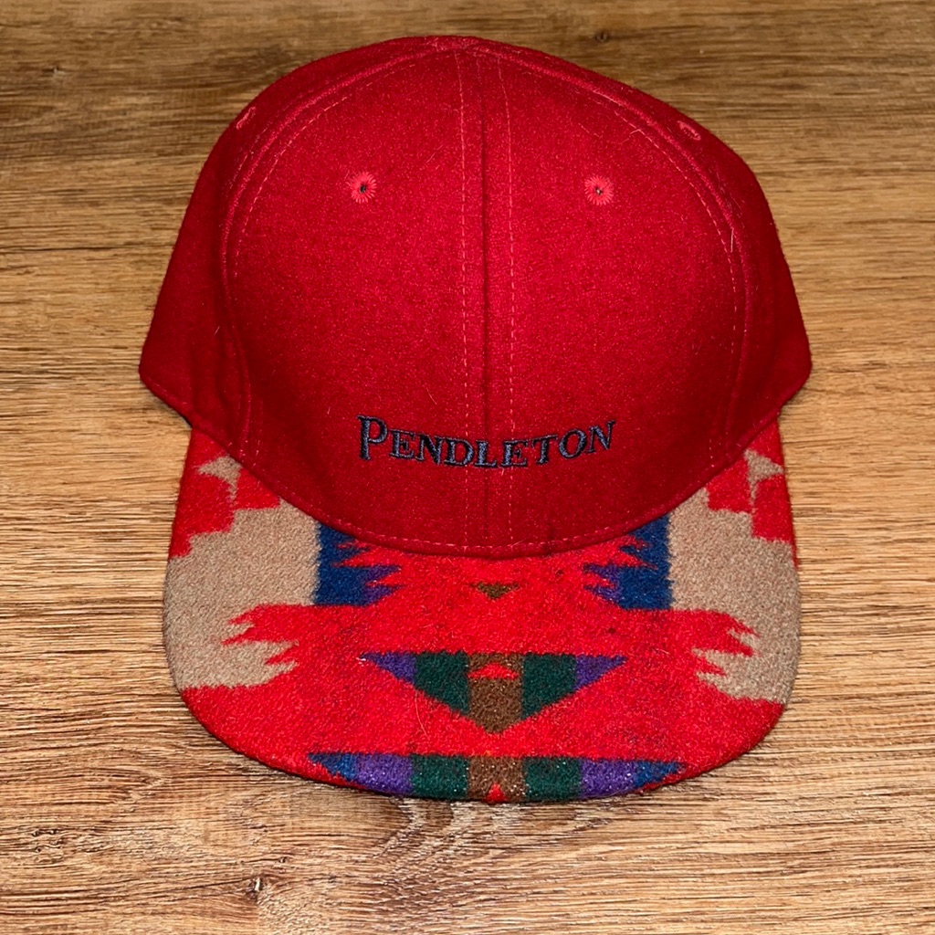 Red Pendleton Hat